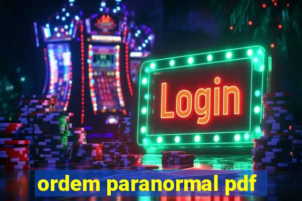 ordem paranormal pdf