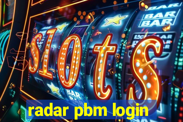 radar pbm login