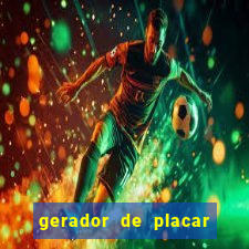 gerador de placar de futebol