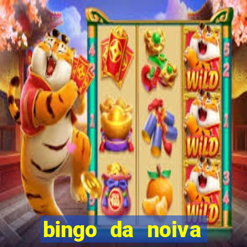 bingo da noiva para imprimir