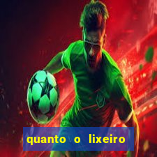 quanto o lixeiro ganha por ano