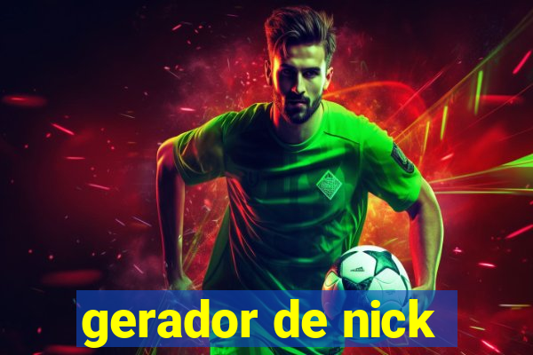 gerador de nick