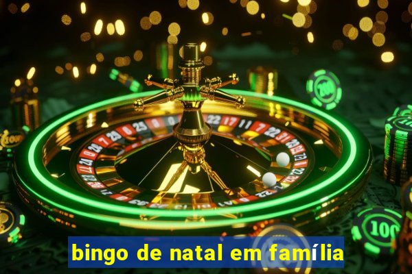 bingo de natal em família