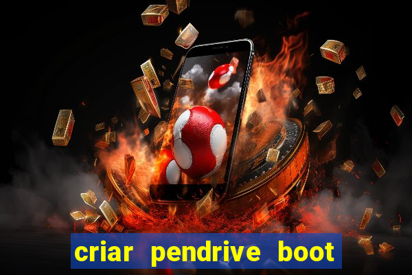 criar pendrive boot windows 10