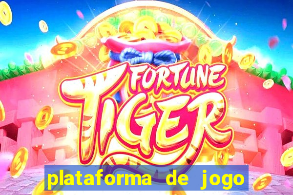 plataforma de jogo nova pagando