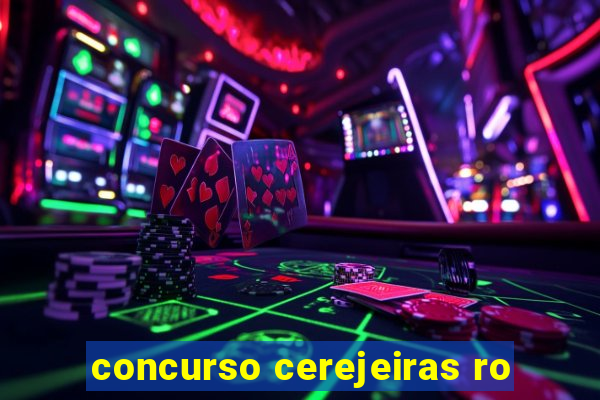 concurso cerejeiras ro