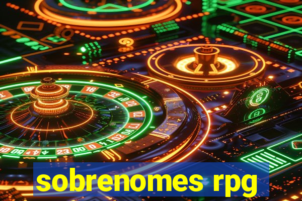 sobrenomes rpg