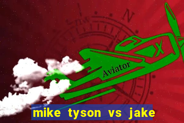 mike tyson vs jake paul assistir online