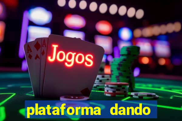 plataforma dando bonus de cadastro